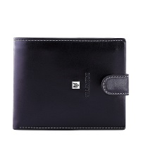 Luxusná pánska peňaženka Valentini s darčekovým boxom čierna 486-298