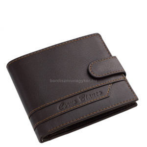 Usnjena moška denarnica v darilni škatli rjava SCB6002L/T