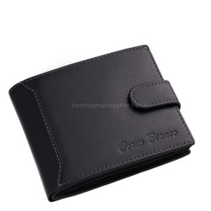 Kožni muški novčanik u poklon kutiji crni SCC6002L/T
