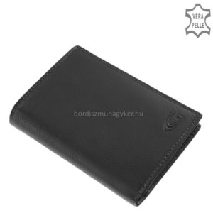 Bőr irattartó pénztárca fekete Giultieri GA475