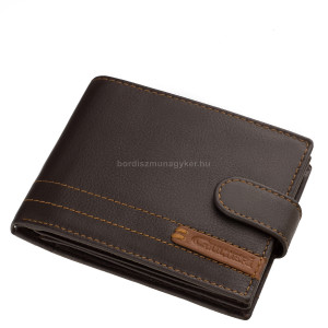 Kožená peňaženka v darčekovej krabičke hnedá SMC1021/T