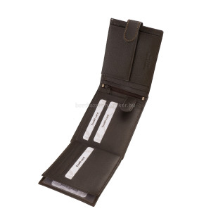 Kožená peňaženka v darčekovej krabičke hnedá SMC1021/T