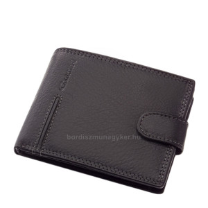 Kožená peněženka v dárkové krabičce černá SCN6002L/T