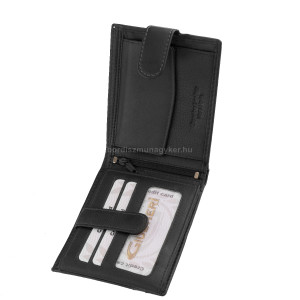 Bőr pénztárca díszdobozban fekete SMC6002L/T