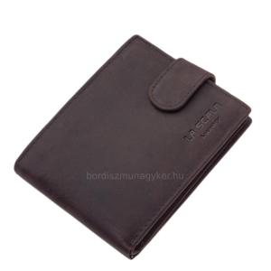 Bőr pénztárca RFID védelemmel barna LSH09/T