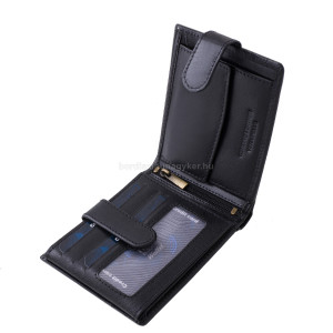 Bőr pénztárca RFID védelemmel fekete RG6002L/T