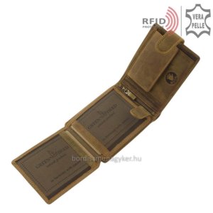 Bőr pénztárca vizsla mintával RFID MVR08/T