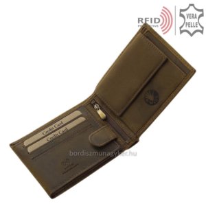 Bőr pénztárca vizsla mintával RFID MVR1021