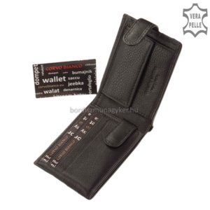 Corvo Bianco fekete pénztárca SFC102/T