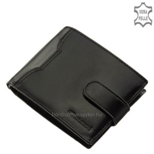Elegáns férfi pénztárca fekete GIULTIERI GVA6002L/T