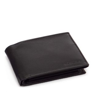 Férfi bőr pénztárca átkapcsolóval DG50 fekete