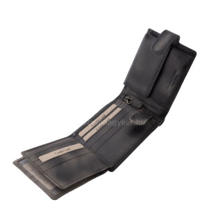 Pánská kožená peněženka v dárkové krabičce GreenDeed OPF1021/T černá