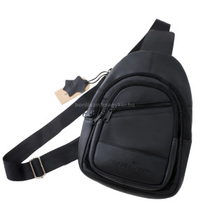 Férfi bőr táska sportos GreenDeed modell 963 fekete
