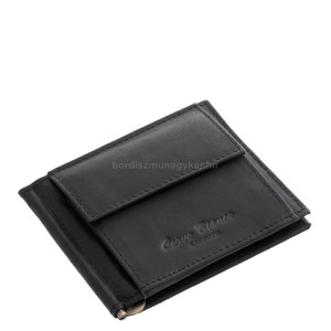 Férfi dollártárca valódi bőrből Corvo Bianco MCB-D fekete