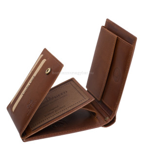 Pánska peňaženka v hnedej farbe GreenDeed PBH1021