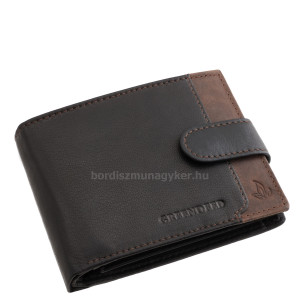Férfi pénztárca díszdobozban fekete-barna GreenDeed SNH1021/T
