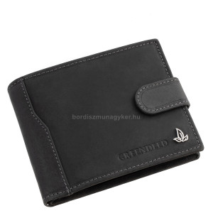Pánska peňaženka elegantná čierna GreenDeed LGD09/T