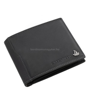 Pánska peňaženka elegantná čierna GreenDeed LGD1021