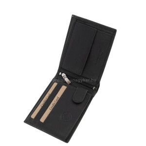Men's wallet elegant black GreenDeed LGD1021