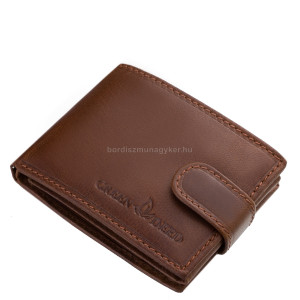 Pánska peňaženka malej veľkosti v hnedej farbe GreenDeed PBH102/T