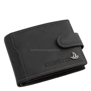 Men's wallet small elegant black GreenDeed LGD102/T