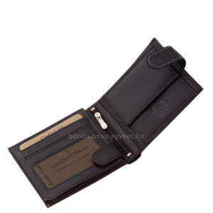 Férfi pénztárca RFID védelemmel fekete GreenDeed DPB08/T