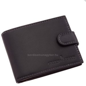 Férfi pénztárca RFID védelemmel fekete GreenDeed DPB1021/T