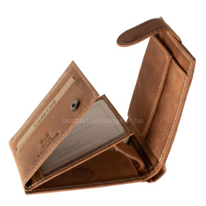 Férfi pénztárca RFID védelemmel GreenDeed ABH1021/T cognac