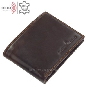 Férfi pénztárca RFID védelemmel GreenDeed barna BR09