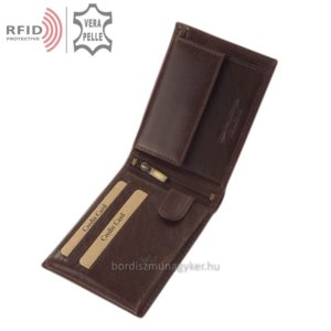Férfi pénztárca RFID védelemmel GreenDeed barna BR1021