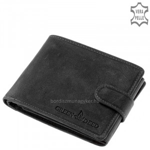 Férfi pénztárca RFID védelemmel fekete GreenDeed DOP1021/T