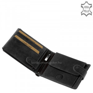 Férfi pénztárca RFID védelemmel fekete GreenDeed DOP1021/T
