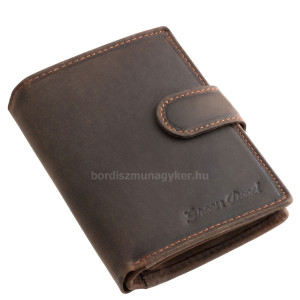 Férfi pénztárca valódi bőr barna GreenDeed BHS5401/T