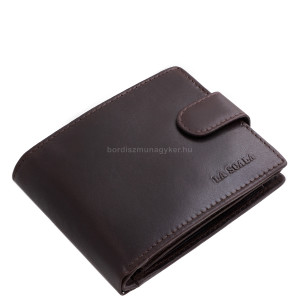 Pánska peňaženka z pravej kože hnedej La Scala CVF1021/T