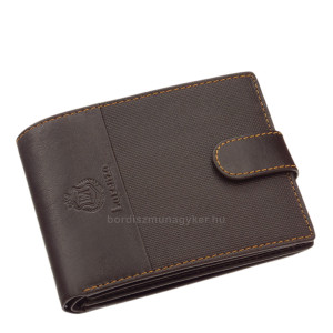 Pánska peňaženka z pravej kože v darčekovej krabičke hnedá Lorenzo Menotti AFP1021/T