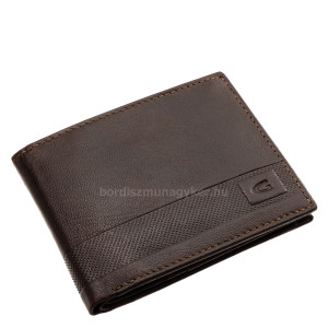 Pánská peněženka z pravé kůže s dárkovou krabičkou GIULTIERI hnědá GBV03