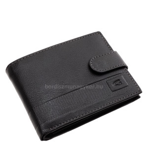 Pánská peněženka z pravé kůže s dárkovou krabičkou GIULTIERI černá GBV1021/T