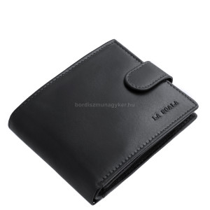 Pánska peňaženka z pravej kože čiernej farby La Scala CVF1027/T