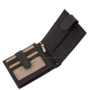 GreenDeed bőr pénztárca fekete FGD6002L/T