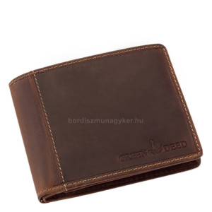 GreenDeed men's wallet in gift box brown GDC1021