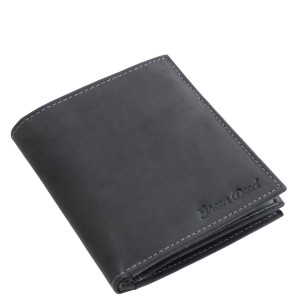 GreenDeed valódi bőr férfi irattartó pénztárca BHF02 fekete