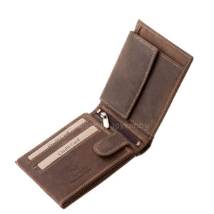 Pánská peněženka GreenDeed z pravé kůže se vzorem boxera BOXER1021