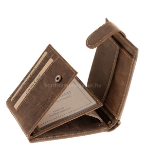 Pánská peněženka GreenDeed z pravé kůže se vzorem boxera BOXER1021/T