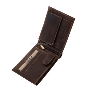 GreenDeed Genuine Leather Men's Wallet GHM1021 Brown