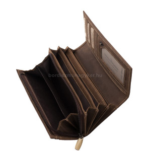 Dámská peněženka GreenDeed z pravé kůže velké velikosti hnědá BHN281