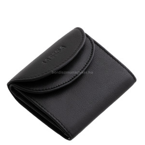 Kisméretű bőr pénztárca DG70 fekete