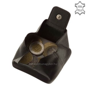 La Scala Münzhalter aus Leder MB01-SCHWARZ