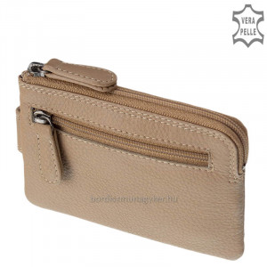 La Scala leather key ring light brown SE202