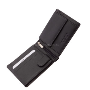 La Scala férfi bőr pénztárca fekete RFID CNA1021