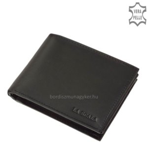 La Scala férfi pénztárca fekete DK50/A